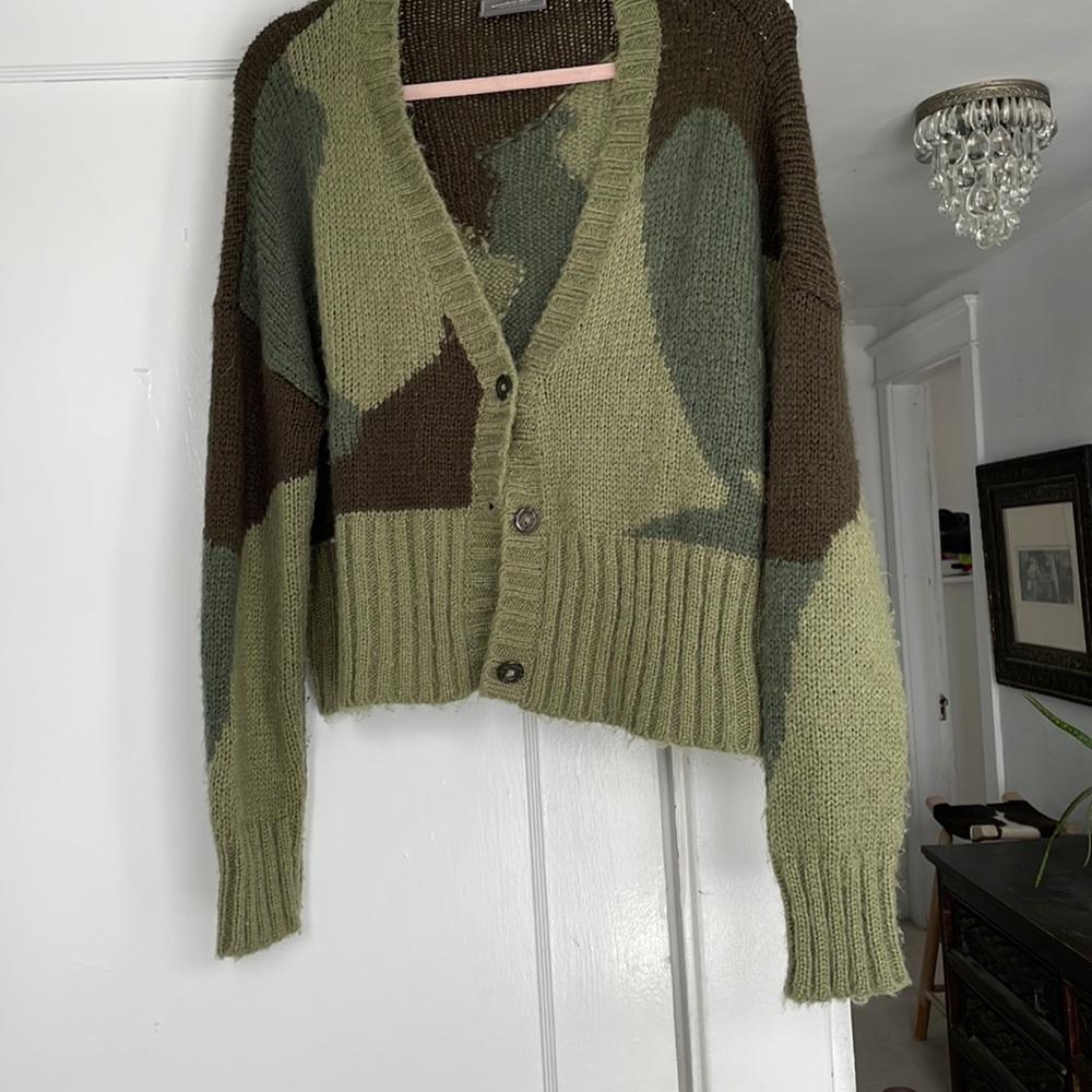 Camo sweater